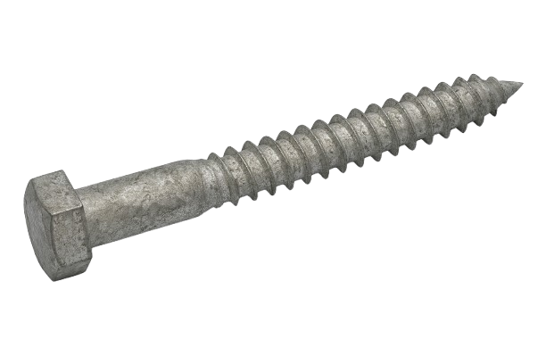 Hexagonal Lag Screw Hot Dip Galvanized 1/2 * 6"