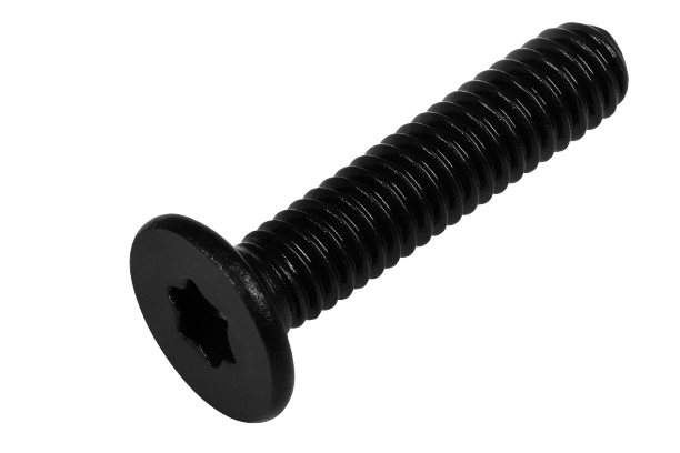 Low-profile flat wide head pressure screw – M3 × 0.5 × 6 mm – Stainless Steel 304 – B.O. finish