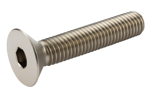 Metric Flat Head Cap Screw A2 Stainless Steel [Equivalent 304 SS] Full Thread M10 * 1.5 * 40mm [Allen Key]