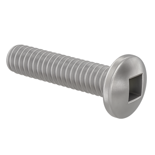 Pan Head Machine Screw Full Thread  Zinc 6-32 * 3" [Quadrex Drive]