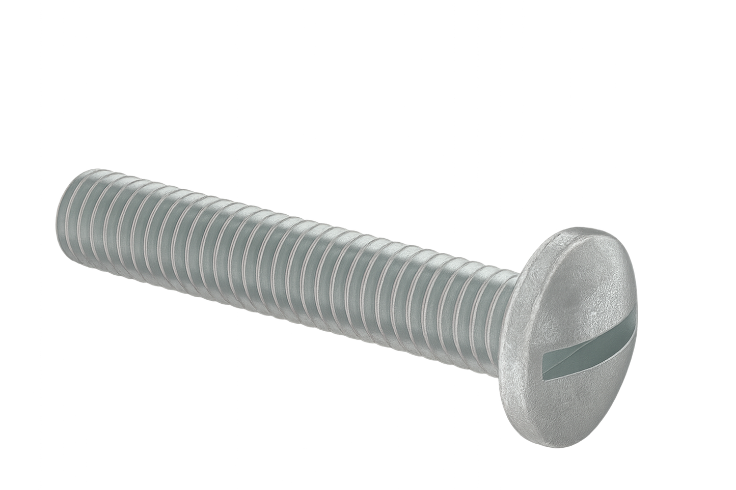 Pan Head Machine Screw Full Thread  Zinc 1/4-20 * 1/2" [Quadrex Drive]