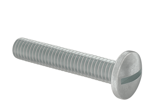 Pan Head Machine Screw Full Thread  Zinc 1/4-20 * 1/2" [Quadrex Drive]