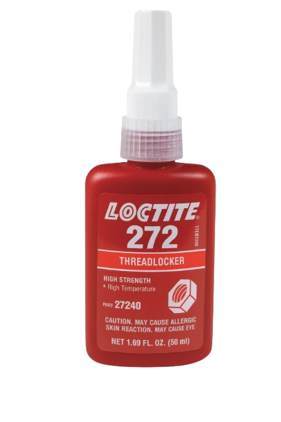 LOCTITE® 272 – Red Threadlocker – High Strength – High Temperature – 50 ml
