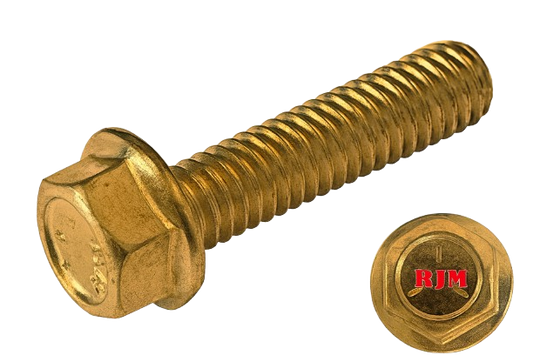 Imperial Flanged Hexagonal Bolt Full Thread 1/4-20 * 1-1/4" Grade 5