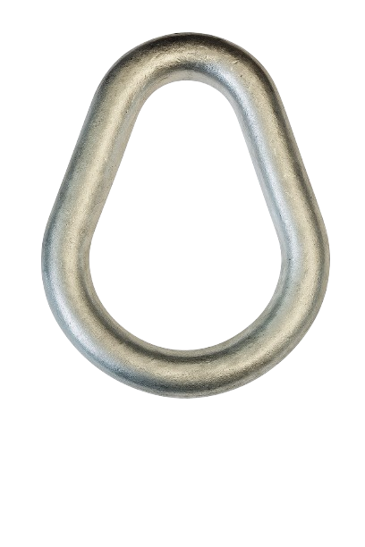 Pear Shaped Link Hot Dip Galvanized 3/8-16 * 2-1/4 [WLL : 3600 LBS]