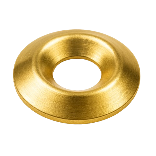 Countersunk Finishing Washer Brass 1/4 * 13/16 OD