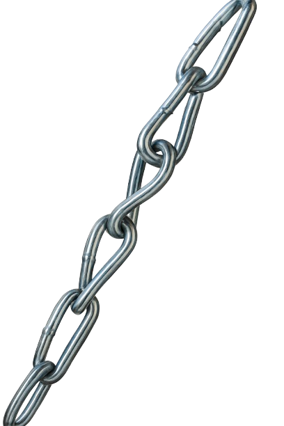 Twisted-Links Chain Zinc #2/0