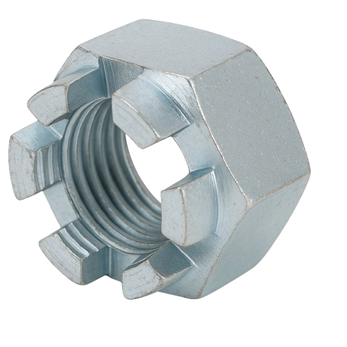 Castel Nut Fine Thread zinc Steel 9/16-18 Grade 2