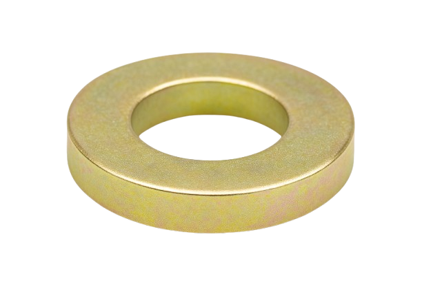 Thick Flat Washer SAE Yellow Zinc 7/16 * 7/8 OD Grade 2H
