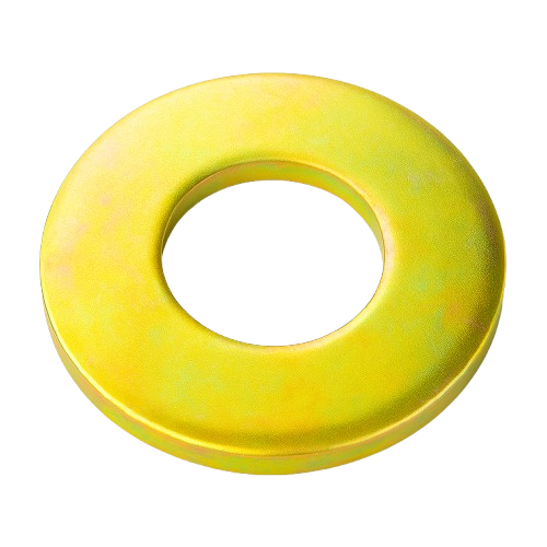 Flat Washer USS Yellow Zinc 1/2 * 1-3/8 OD Grade 8