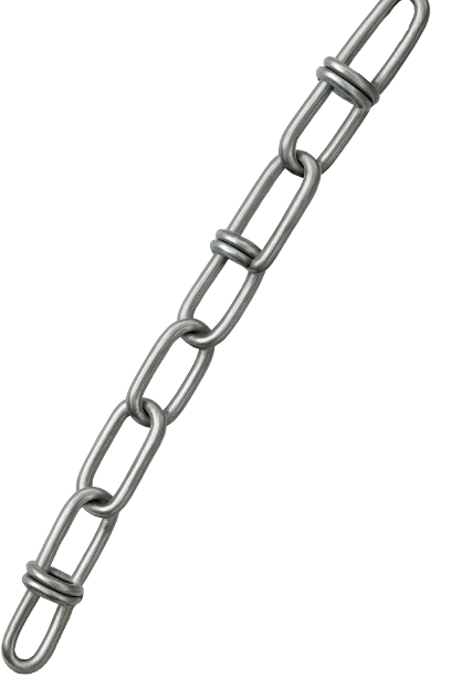 Coil Chain Zinc #1