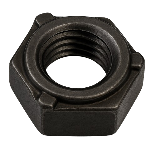 Welding Nut Black Steel 3/8-16 Grade 2
