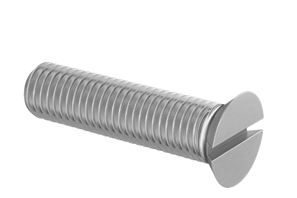 Flat Head Machine Screw Full Thread Stainless Steel 3/8-24 * 3/4" [Philips Drive]