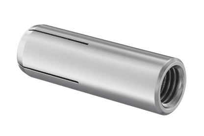 Female Threaded Anchor for Concrete Stainless Steel 1/4-20 [Drop In] Drill Bit size 3/8