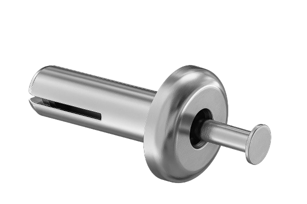 Removable Pin-Drive Achors Zinc 10-24 * 7/8" [Philips Drive]