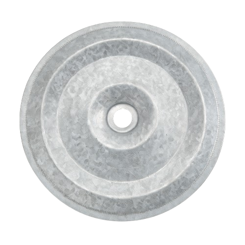 G-Plate™ Galvalume Steel 3" Round Insulation Plate [FM Approved]