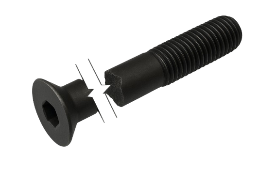 Metric Flat Head Cap Screw Black-Oxide Alloy Steel Partial Thread M12 * 1.75 * 120mm Grade 12.9 [Allen Key]