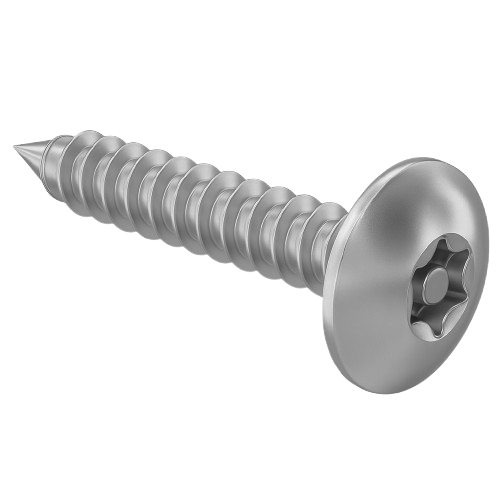 Truss Head Metal Screw Full Thread Zinc #10 * 3/4" [Torx Pin-in Drive]
