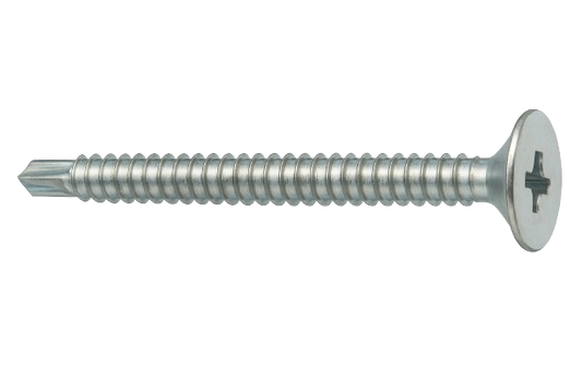 Flat Head Self-Drilling Screw Zinc #10 * 3/4" [Philips Drive]