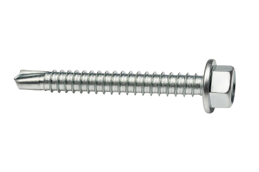 Hexagonal Head Drilling Screw Zinc #8 * 3/4"
