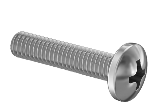 Pan Head Machine Screw Fine & Full Thread Stainless Steel 1-72 * 3/4" [Philips Drive]