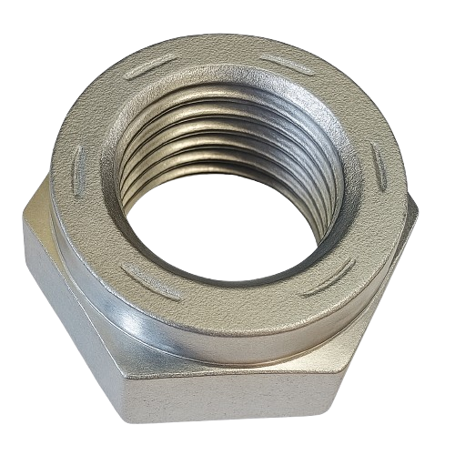 Conical Hexagonal Nut Zinc Plated 1-1/2-6 Grade 8