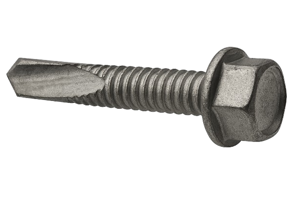 Hexagonal Head Drilling Screw Tek 5 Hot Dip Galvanized 1/4-28 * 6"