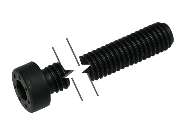 Metric Low Head Socket Head Cap Screw Black-Oxide Alloy Steel Full Thread M6 * 1.0 * 25mm Grade 10.9 [Allen Key]