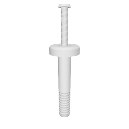 Plastic Removable Achors White Nylon 1/4-20 * 1-1/2"