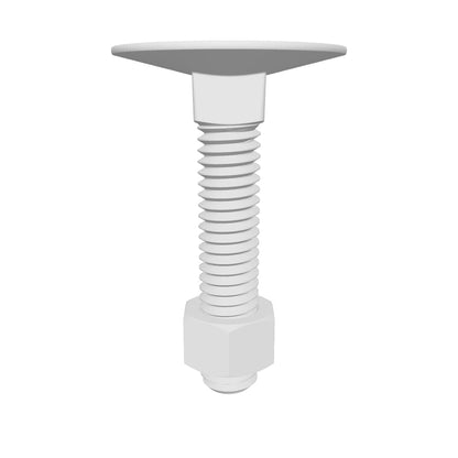 Imperial Elevator Bolt Full Thread 304 Stainless Steel   3/8-16  * 2"