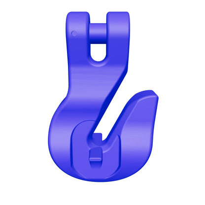 Grab Hook With Clevis Blue Painted Alloy Steel 9/32 Grade 100