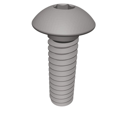Button Head Cap Screw Full thread Stainless Steel 10-24 * 2-1/2" [Cup Point] [Allen Drive]