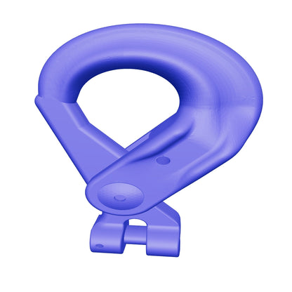 Clevis Hook bleu Painted Alloy Steel 5/8 Grade 100