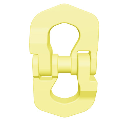 Hammer Lock Eight-Figured Yellow Painted Alloy Steel Zinc 9/32