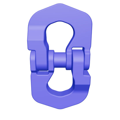 Hammer Lock Eight-Figured Yellow Painted Alloy Steel Zinc 3/8