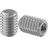 Set Screw Full Thread Stainless Steel 1/8-18 * 1/4" [Cup Point] [Allen Drive]