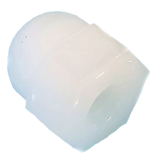 Cap Nut White Nylon 6-32