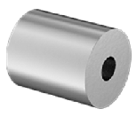 Non-Threaded Round Standoff Zinc 1/4-20 * 5/16"