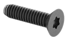 Flat Head Trailer Floor Wood-Metal Thread-Forming Screw Black-Phosphate Steel 1/4-20 * 1-1/2" Drill Size 7/32 Grade 8 [Cup Point] [Allen Drive]