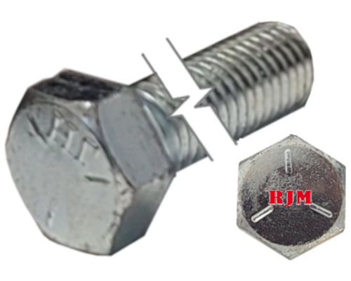 Imperial Hexagonal Bolt Full Thread Zinc Plated  5/16-18 * 1-1/2" Grade 5 External Hex