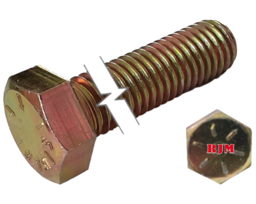 Imperial Hexagonal Bolt Full Thread  1-1/4-7 * 2-1/2" Grade 8