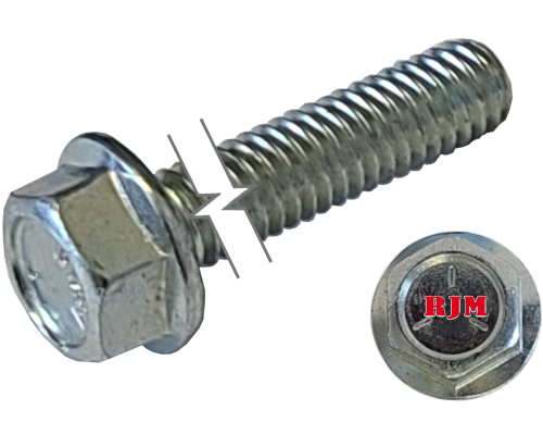 Imperial Flanged Hexagonal Bolt Full Thread 5/16-18 * 3/4" Grade 5