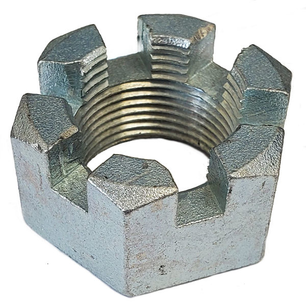 Castel Nut Fine Thread Zinc Plated 9/16-18 Grade 2