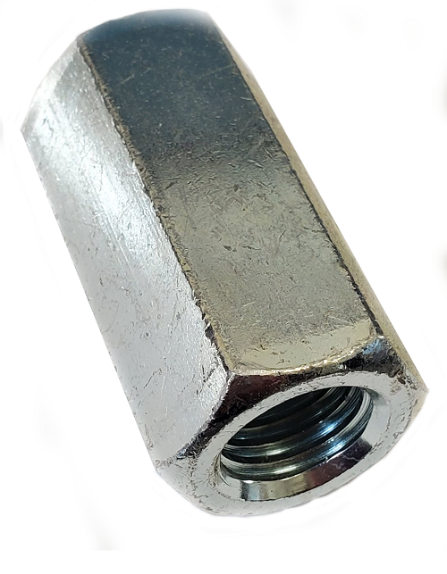 Coupling Hexagonal Nut Fine Thread Zinc Plated 5/8-18 * 2-1/8" Grade 5