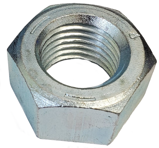 Hexagonal Nut Zinc Plated 6-32 Grade 2