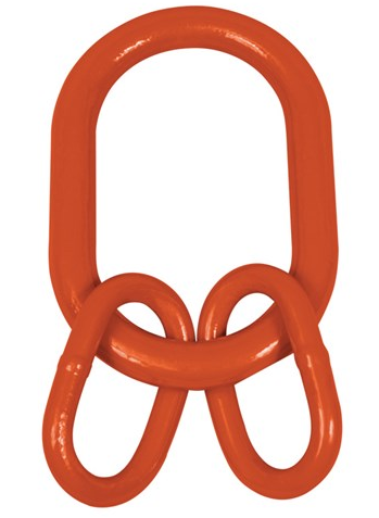 Oblong Link Assembly Orange Painted Alloy Steel 3/4 * 5-1/2" Grade 80