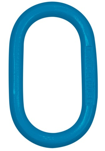 Oblong Link Blue Painted Alloy Steel 1/2 * 5" Grade 100