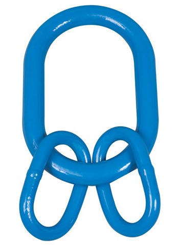 Oblong Link Assembly Blue Painted Alloy Steel 1-1/4 * 8-3/4" Grade 100