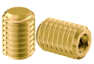 Plug Set Screw Pipe Thread Brass 1/2-14 * 3/4" [Allen Drive] [NPT]