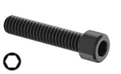 Metric Socket Head Cap Screw Black-Oxide Alloy Steel Full Thread M10 * 1.5 * 40MM Grade 12.9 [Allen Key]